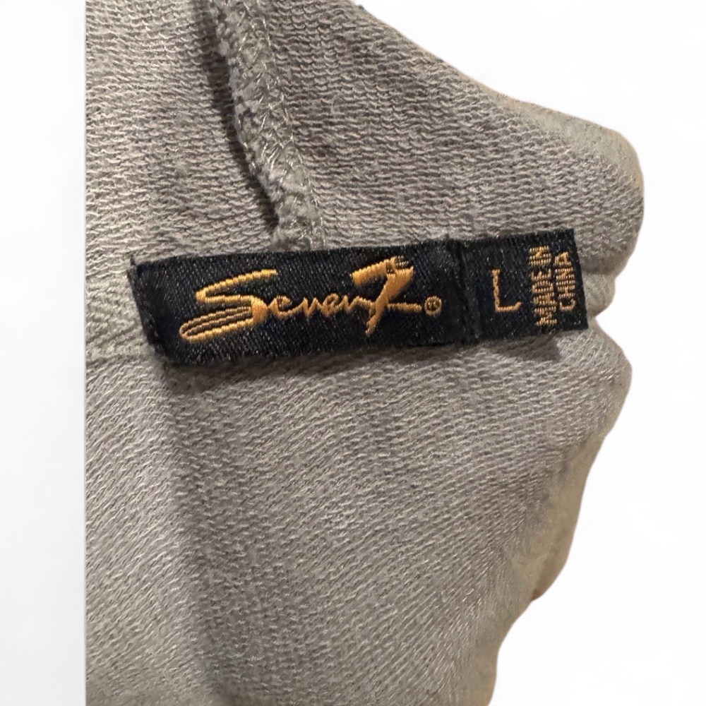 Seven7 Zip-Up Hoodie – Gray – Size L - Picture 6 of 8
